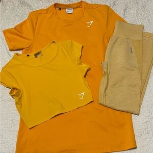 ⭐️ Yellow Gymshark Bundle 🌝 women’s small 💛